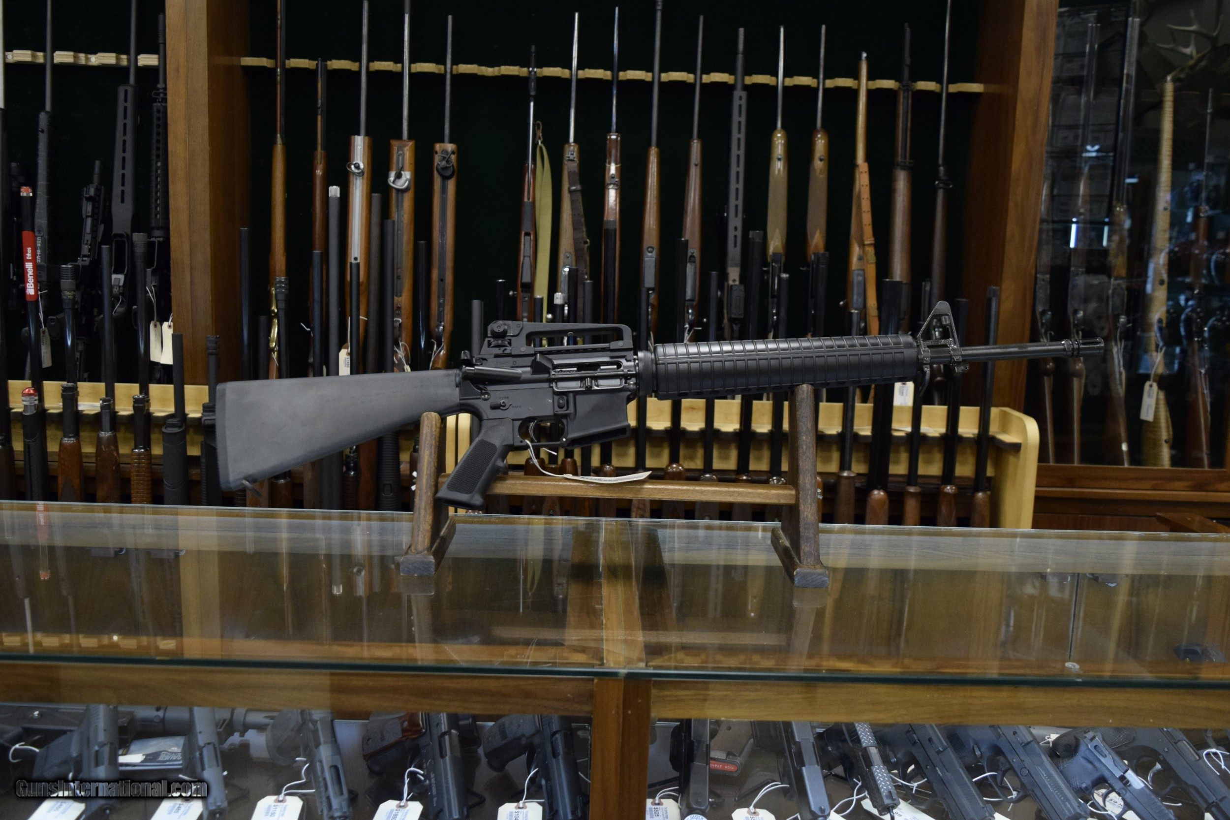 Colt AR15A4 SemoAuto 5.56 NATO 20" 30+1 Black A2 Stock Black Finish