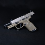 Pre-Owned - FNH 502 Tactical FDE 22 LR 4.6