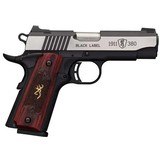 Browning Black Label 1911-380 Medallion Pro Compact 380 ACP 3-5/8