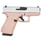 Glock 43X ROSE GOLD SILVER 9mm 3.41