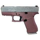 Glock 43X MOS GLITTER GUNZ Blush Diamond 9MM 3.4