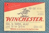 Winchester, Model 94, 30-30,Saddle Ring, side eject. - 2 of 8