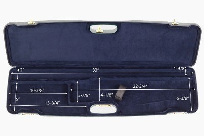 1602LR/4704: OU/SxS SMALL BORE ONLY Shotgun Hard Case with Luxury Rubber Trim for 1 Shotgun - Image 10 of 11