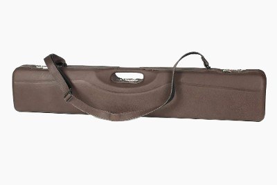 16406PL-UNI/5592: Universal Shotgun Hard Case with Luxury Italian Leather for 1 Shotgun