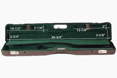 16406PL-UNI/5592: Universal Shotgun Hard Case with Luxury Italian Leather for 1 Shotgun - Image 8 of 8