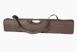 16406PL-UNI/5592: Universal Shotgun Hard Case with Luxury Italian Leather for 1 Shotgun