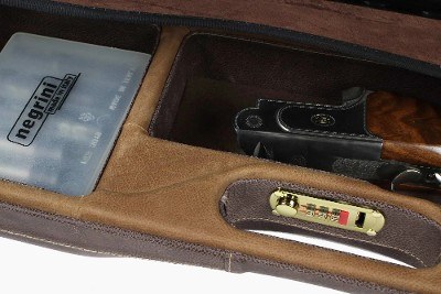 16407PPL/2480: OU/SxS Shotgun Hard Case with Superlative Italian Leather for 1 Shotgun - Image 6 of 7