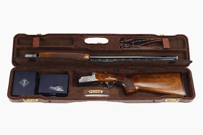 16407PL/6164: OU/SxS Shotgun Hard Case with Luxury Italian Leather for 1 Shotgun - Image 2 of 9