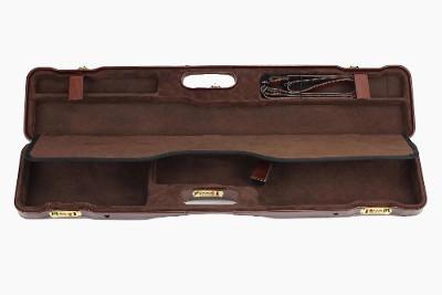 16407PL/6164: OU/SxS Shotgun Hard Case with Luxury Italian Leather for 1 Shotgun - Image 7 of 9