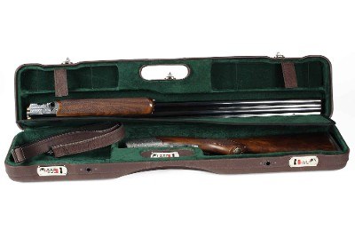 16405PL/5589: OU/SxS Shotgun Hard Case with Luxury Italian Leather for 1 Shotgun - Image 2 of 8