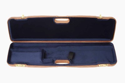 1605PL/5235: OU/SxS SMALL BORE ONLY Shotgun Hard Case with Luxury Italian Leather for 1 Shotgun - Image 3 of 6