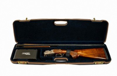 1605LX/5138: OU/SxS SMALL BORE ONLY Shotgun Hard Case with Deluxe Leather Trim for 1 Shotgun - Image 2 of 7