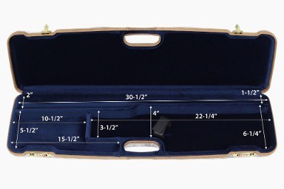 1605LX/5138: OU/SxS SMALL BORE ONLY Shotgun Hard Case with Deluxe Leather Trim for 1 Shotgun - Image 7 of 7