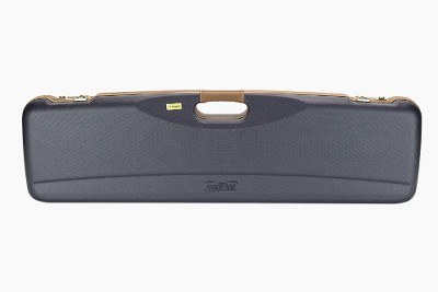 1605LX/5138: OU/SxS SMALL BORE ONLY Shotgun Hard Case with Deluxe Leather Trim for 1 Shotgun
