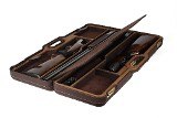 1670PPL/5055: OU/SxS Shotgun Hard Case with Superlative Italian Leather for 2 Shotguns - 9 of 10