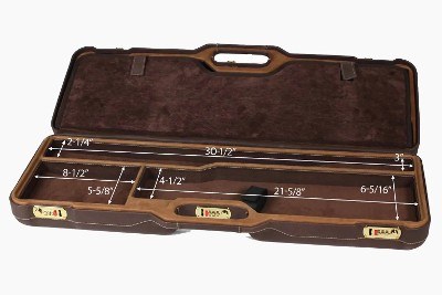 1670PPL/5055: OU/SxS Shotgun Hard Case with Superlative Italian Leather for 2 Shotguns - Image 10 of 10