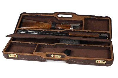 1670PPL/5055: OU/SxS Shotgun Hard Case with Superlative Italian Leather for 2 Shotguns - Image 2 of 10