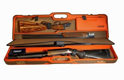 1677LXP/6274: Universal Shotgun Hard Case with Luxury Canvas for 2 Shotguns - Image 2 of 9