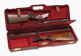1670PL/4773: OU/SxS Shotgun Hard Case with Luxury Italian Leather for 2 Shotguns - 2 of 4