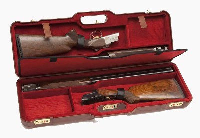 1670PL/4773: OU/SxS Shotgun Hard Case with Luxury Italian Leather for 2 Shotguns - Image 2 of 4