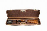 1602PPL/4709: OU/SxS SMALL BORE ONLY Shotgun Hard Case with Superlative Italian Leather for 1 Shotgun - 2 of 7