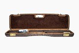 1602PPL/4709: OU/SxS SMALL BORE ONLY Shotgun Hard Case with Superlative Italian Leather for 1 Shotgun - 6 of 7