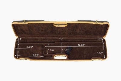 1602PPL/4709: OU/SxS SMALL BORE ONLY Shotgun Hard Case with Superlative Italian Leather for 1 Shotgun - Image 7 of 7