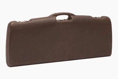 1623PL-EXPR/4815: Rifle Hard Case with Luxury Italian Leather for 1 Rifle + 1 Scope