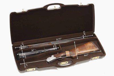 1623L-EXPR/4812: Rifle Hard Case with Deluxe Leather Trim for 1 Rifle + 1 Scope - Image 3 of 3