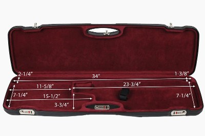 1654PL/5390: OU Shotgun Hard Case with Luxury Italian Leather for 1 Shotgun - Image 9 of 10