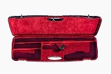 1654PL/5390: OU Shotgun Hard Case with Luxury Italian Leather for 1 Shotgun