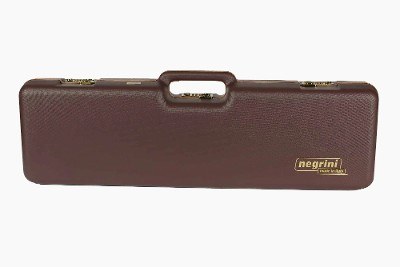 1621LXX-EXP: Rifle Hard Case with Deluxe Leather Trim for 1 Rifle + 1 Extra Barrel + 1 Scope