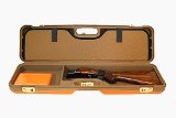 1621BLXP/6275: OU/SxS Shotgun Hard Case with Luxury Canvas for 1 Shotgun + 1 Extra Barrel - 6 of 8