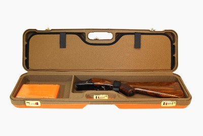 1621BLXP/6275: OU/SxS Shotgun Hard Case with Luxury Canvas for 1 Shotgun + 1 Extra Barrel - Image 6 of 8