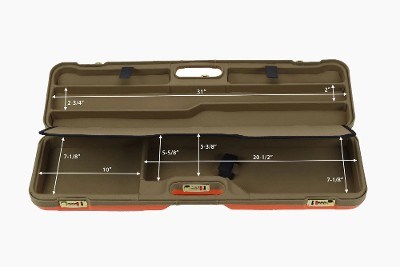1621BLXP/6275: OU/SxS Shotgun Hard Case with Luxury Canvas for 1 Shotgun + 1 Extra Barrel - Image 8 of 8