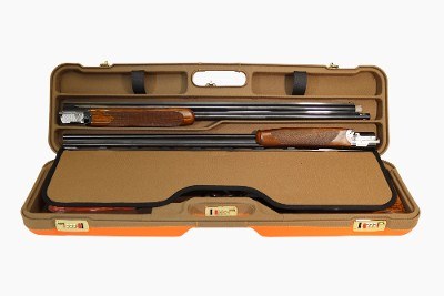 1621BLXP/6275: OU/SxS Shotgun Hard Case with Luxury Canvas for 1 Shotgun + 1 Extra Barrel - Image 3 of 8