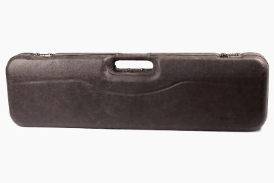 1621BPL/6031: OU/SxS Shotgun Hard Case with Luxury Italian Leather for 1 Shotgun + 1 Extra Barrel