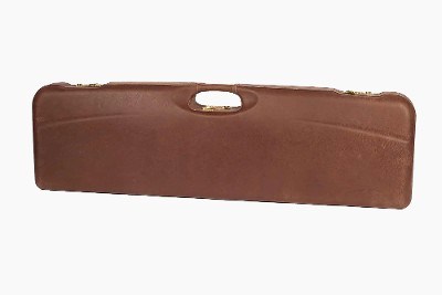 1657PPL/5193: OU Shotgun Hard Case with Superlative Italian Leather for 1 Shotgun