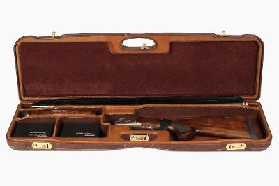 1657PPL/5193: OU Shotgun Hard Case with Superlative Italian Leather for 1 Shotgun - Image 2 of 7