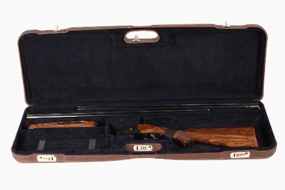 1653PL/5039: OU Shotgun Hard Case with Luxury Italian Leather for 1 Shotgun + 1 Extra Barrel - Image 2 of 7