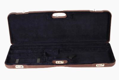 1653PL/5039: OU Shotgun Hard Case with Luxury Italian Leather for 1 Shotgun + 1 Extra Barrel - Image 5 of 7