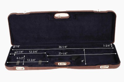 1653PL/5039: OU Shotgun Hard Case with Luxury Italian Leather for 1 Shotgun + 1 Extra Barrel - Image 6 of 7