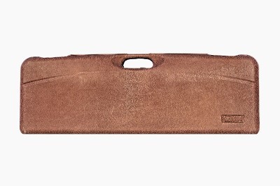 1653PL/5039: OU Shotgun Hard Case with Luxury Italian Leather for 1 Shotgun + 1 Extra Barrel
