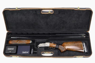 1653LX/5005: OU Shotgun Hard Case with Deluxe Leather Trim for 1 Shotgun + 1 Extra Barrel - Image 2 of 5