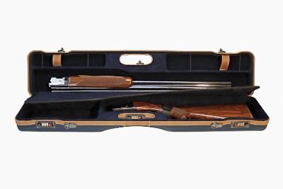 16407LX/5643: OU/SxS Shotgun Hard Case with Deluxe Leather Trim for 1 Shotgun - Image 2 of 9
