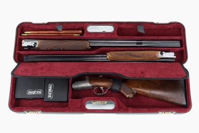 1621BLR/5387: OU/SxS Shotgun Hard Case with Luxury Rubber Trim for 1 Shotgun + 1 Extra Barrel - Image 2 of 6