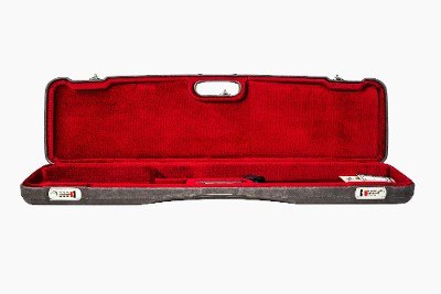 1602PL/4708: OU/SxS SMALL BORE ONLY Shotgun Hard Case with Luxury Italian Leather for 1 Shotgun - Image 4 of 8