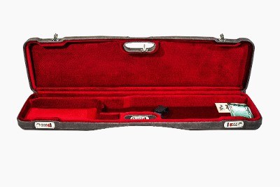 1602PL/4708: OU/SxS SMALL BORE ONLY Shotgun Hard Case with Luxury Italian Leather for 1 Shotgun - Image 3 of 8