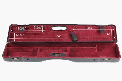 16407LR-RIFLE/5644: Rifle Hard Case with Luxury Rubber Trim for 1 Rifle + 1 Scope - Image 8 of 9