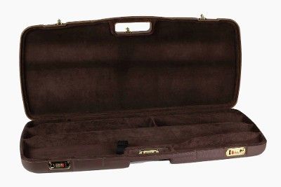 MOD.9LXX-EXP/4827: Rifle Hard Case with Deluxe Leather Trim for 1 Rifle + 1 Extra Barrel + 2 Scopes - Image 4 of 6